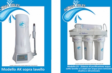 Acqua microfiltrata- ultra filtrazione - biodinamizzata - ionizzata a ph alcalino.