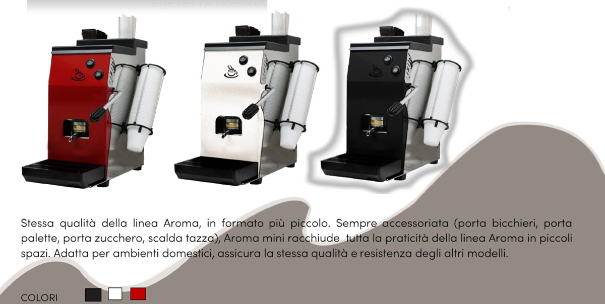 aroma mini con vapore