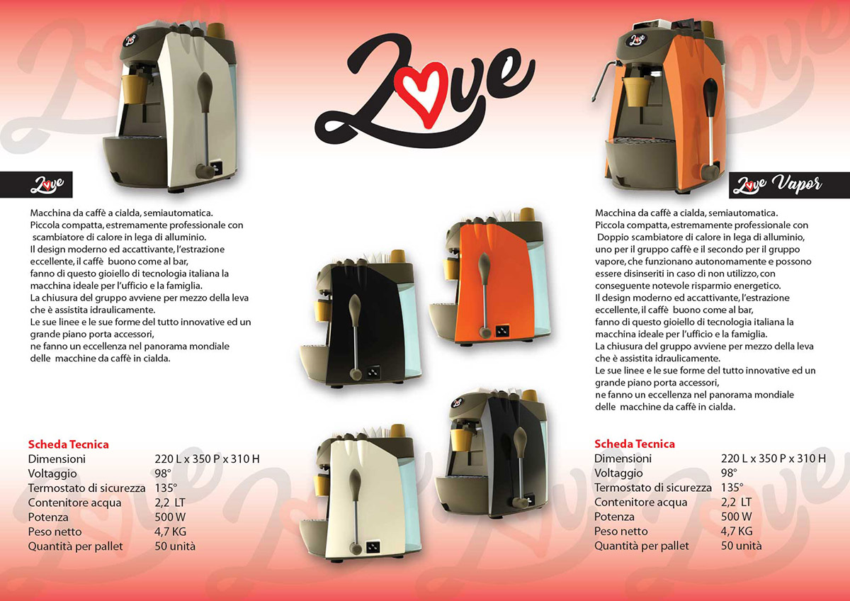 macchina caffe love